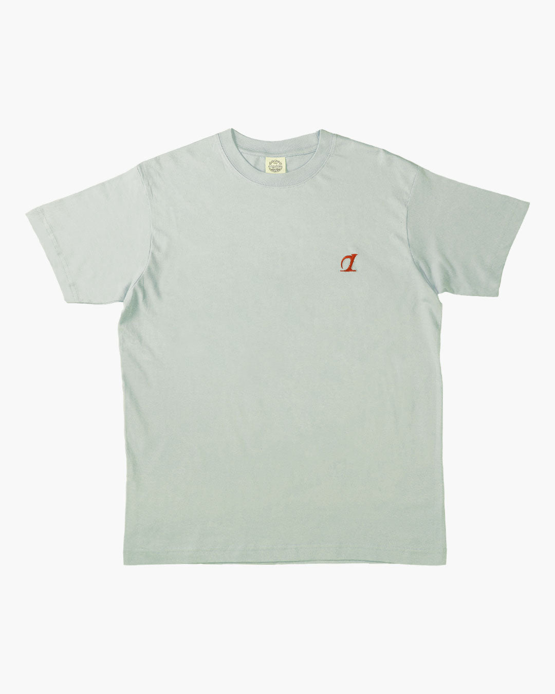 半袖 Tシャツ 刺繍 ストリート ロゴ 丸首 グリーン