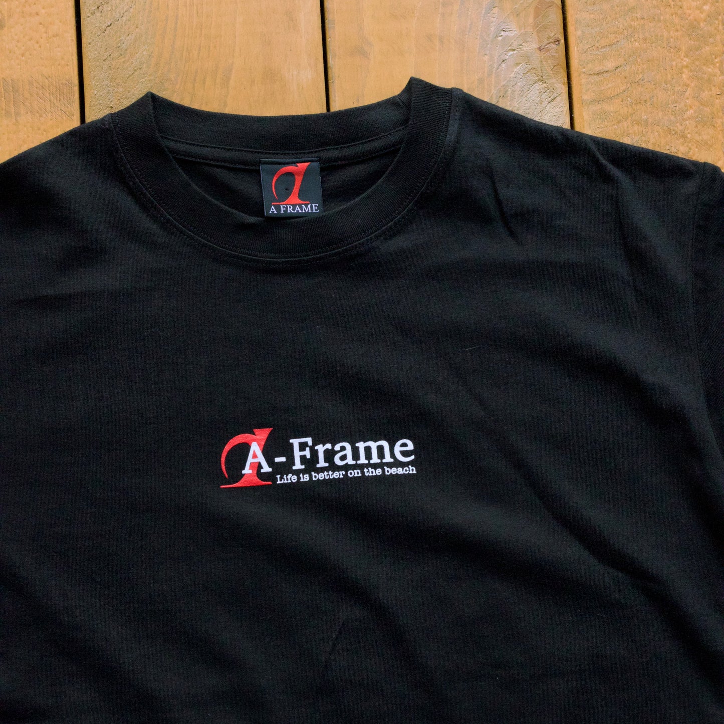 Life is better Logo SS Black