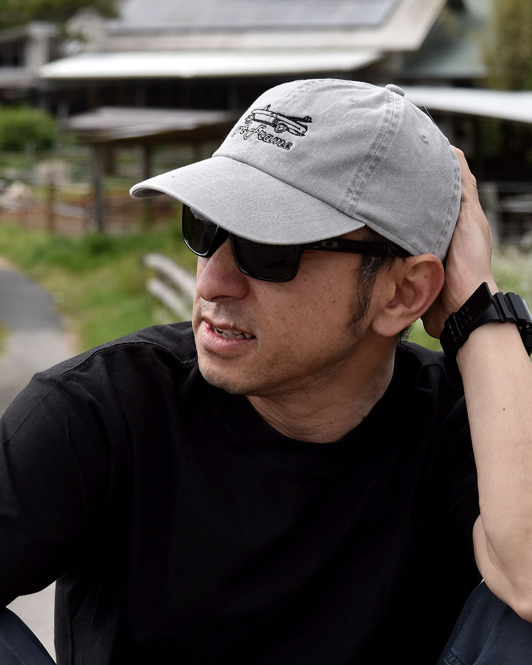 キャップ コットン ウォッシャブル加工 ローキャップ