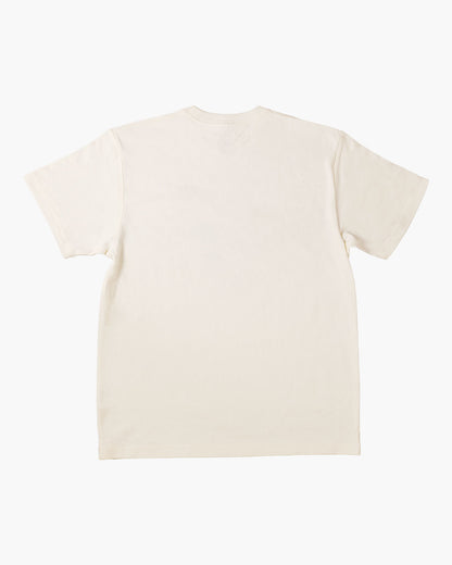 A-frame Tシャツ ナチュラル 白 イグアナプリント